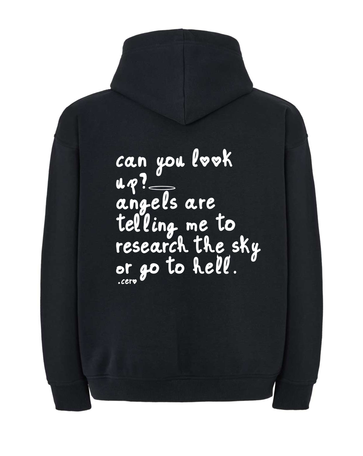 Sudadera oversize negro