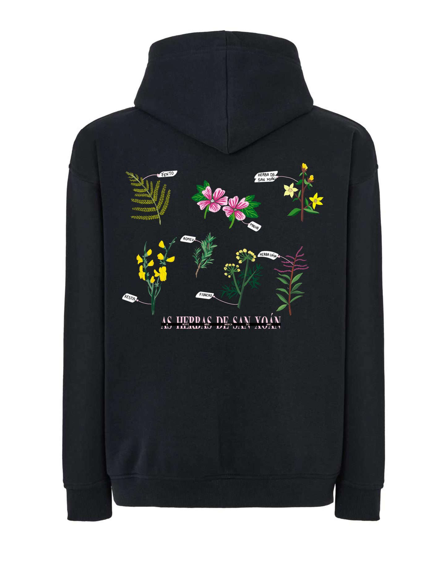 SUDADERA OVERSIZE NEGRA MORRIÑA 03